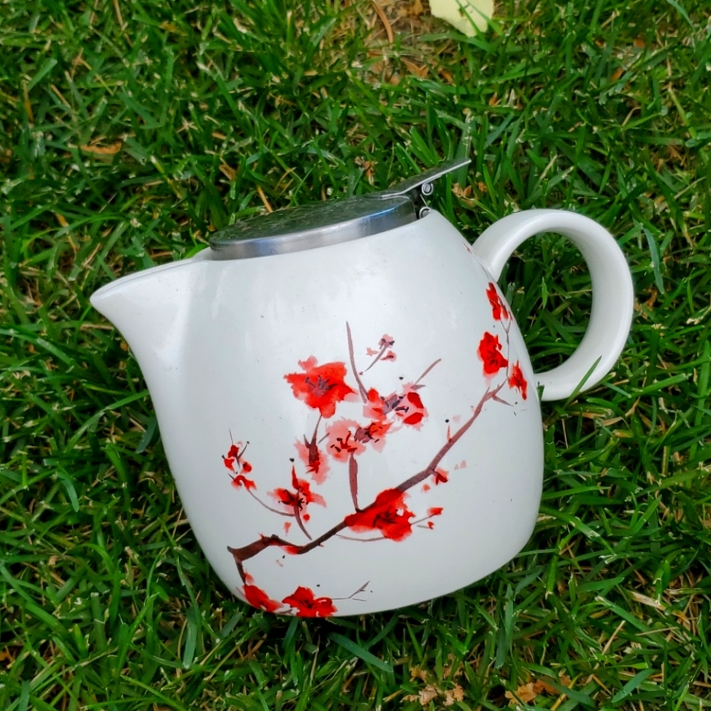 Cherry Blossom Teapot and Infuser